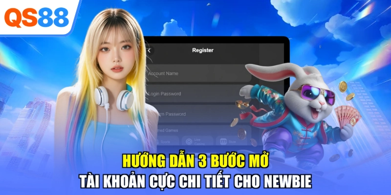 Hướng dẫn 3 bước mở tài khoản cực chi tiết cho Newbie